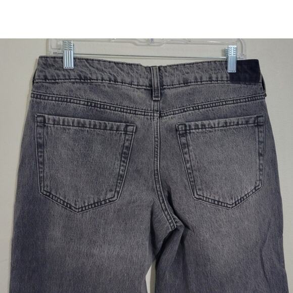 Hollister Jeans Womens 6 Short 28W Low-Rise Relaxed Baggy Jeans Faded Black NWT - Picture 5 of 8